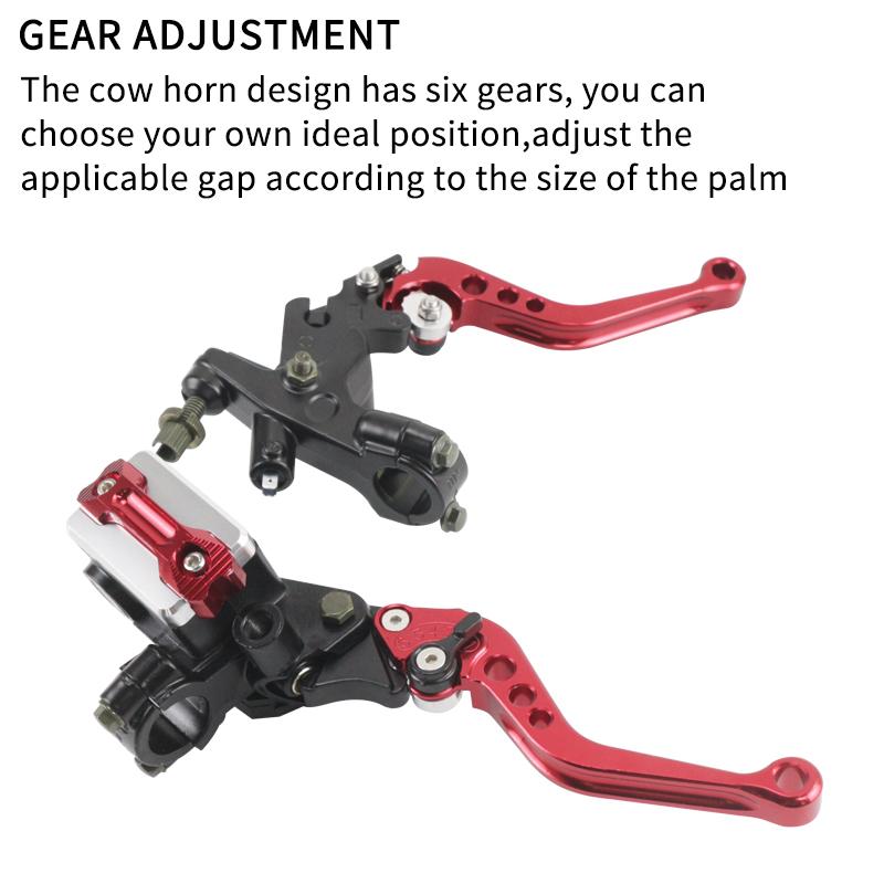 22mm Brake Clutch Pump Master Cylinder Handles Motorcycle Lever Handlebar Hydraulic Clutch Accessories For ATV Electric Moto