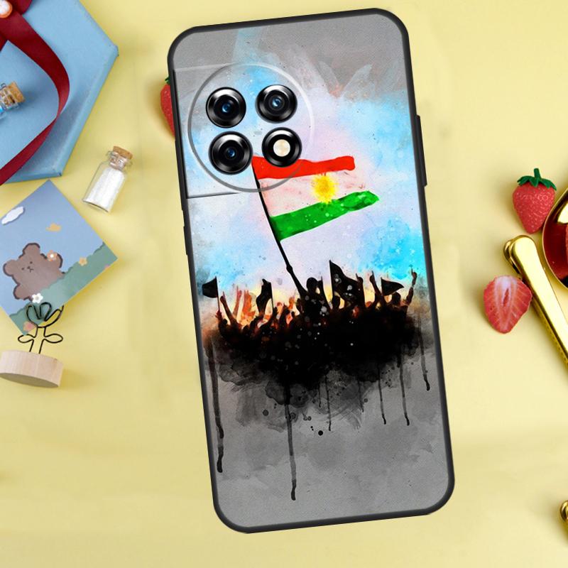 Kurdistan Flag Cover For OnePlus 13 13R 12 12R 11 10 Pro 8T 10T OnePlus Nord 4 CE 2 3 Lite N10 N20 N30 Case