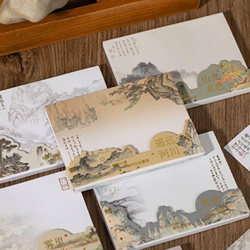 

360 листов бумаги для заметок в китайском стиле, альбомная ориентация, бумага для напоминаний, удобная бумага для сообщений, школа 360sheets