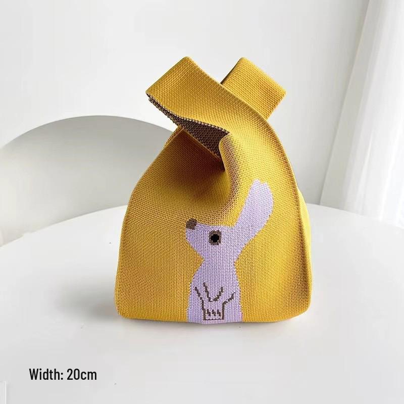 Damen Dick Gestrickte Gewebte Tragetasche - Geschenk- & Souvenir-Handtasche