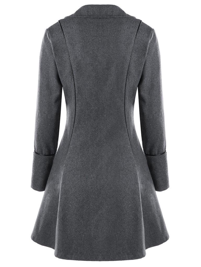 Medieval Women Autumn Coat Long Jacket Gothic Steampunk Hooded Steampunk Jacket(S-3XL)