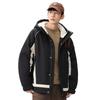 New Winter Down Jacket White Duck Down Men's and Women's Hooded Versatile Fashion Men's Casual Loose Jacket