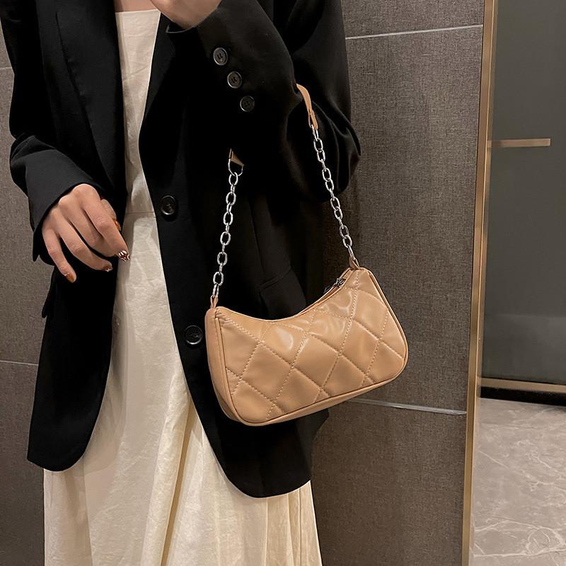 Chic Pu Leather Shoulder Bag For Women Trendy 2023 Fall Commuter Tote