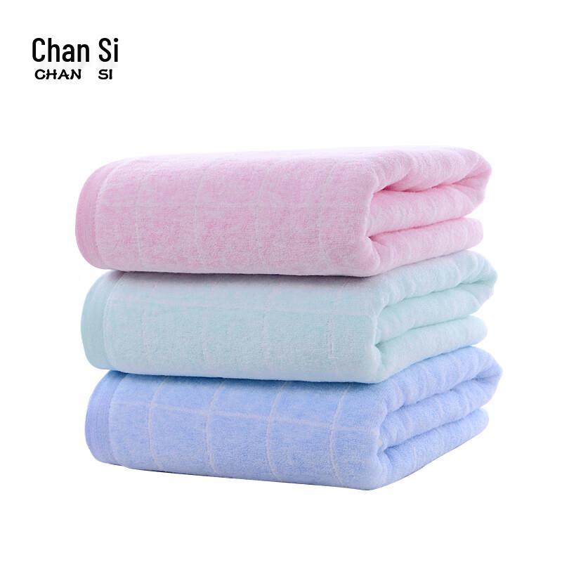 Chansi Fresh Plaid Cotton Towel