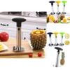Ananas-Entkerner und -Schneider aus Stahl mit einfach zu bedienendem Schäler für Obstliebhaber**