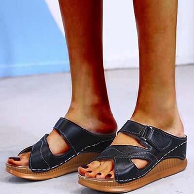 Sandals Women Shoes Platform Open Toe Shoes For Women Wedges Gladiator Women 'S Sandals Buckle Platform Sandals Chaussures Femme