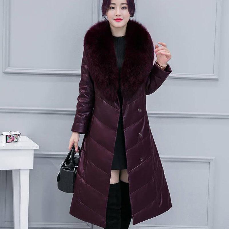 Womens Imitation fur coat High imitation fox fur leather long sleeve winter coat Womens Imitation fur coat High imitation fox fur leather long sleeve winter coat