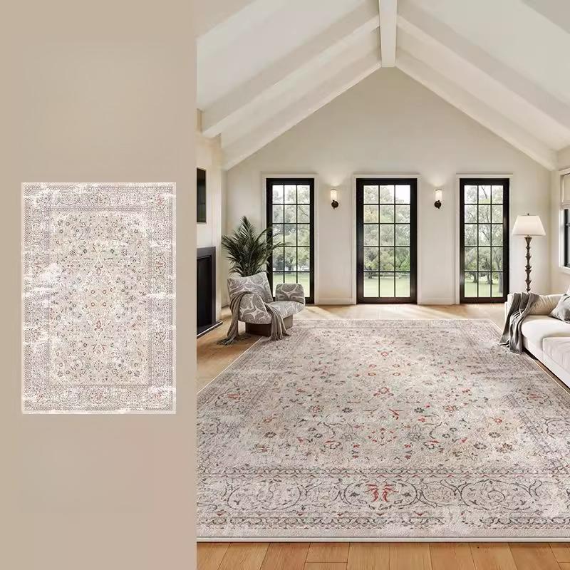 Bohemian Style Carpets for Living Room Large Area Bedroom Decor Retro Carpet Thick Plush Lounge Floor Mat Fluffy Soft Study Rug