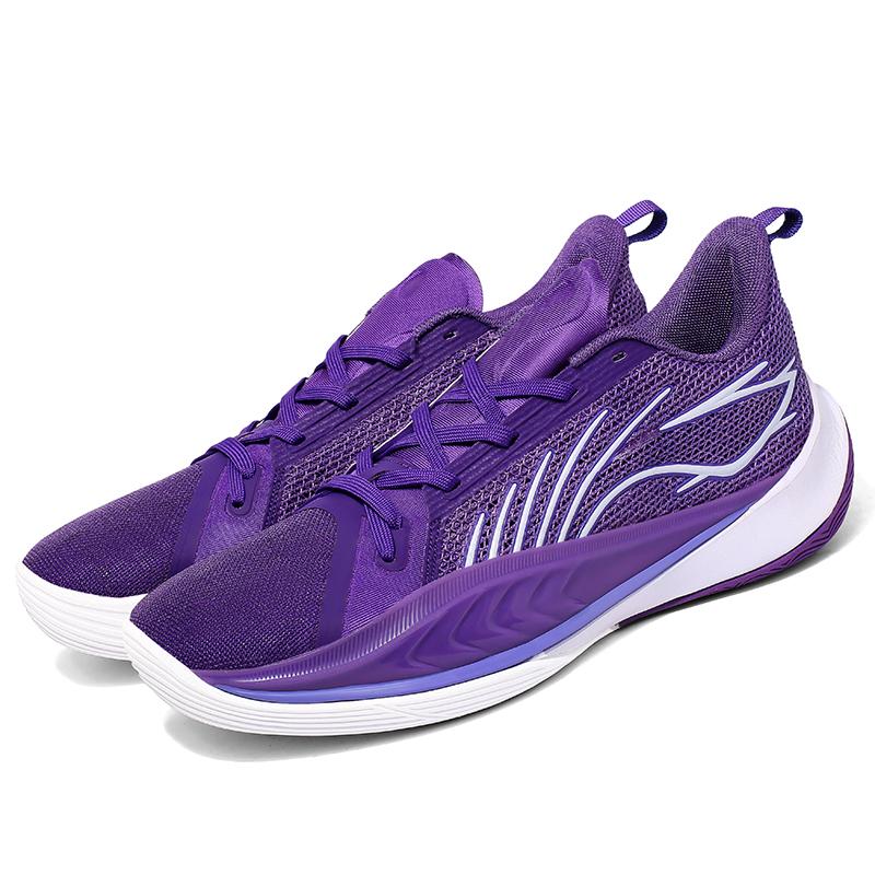 New Mesh Breathable Basketball Shoes for Men Shock-absorbing Wear-resistant and Anti-slip Professional Practical Sports Shoes
