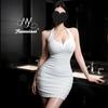 Sex underwear sexy neck hip tight uniform dress seduction backless women flirting sex underwear