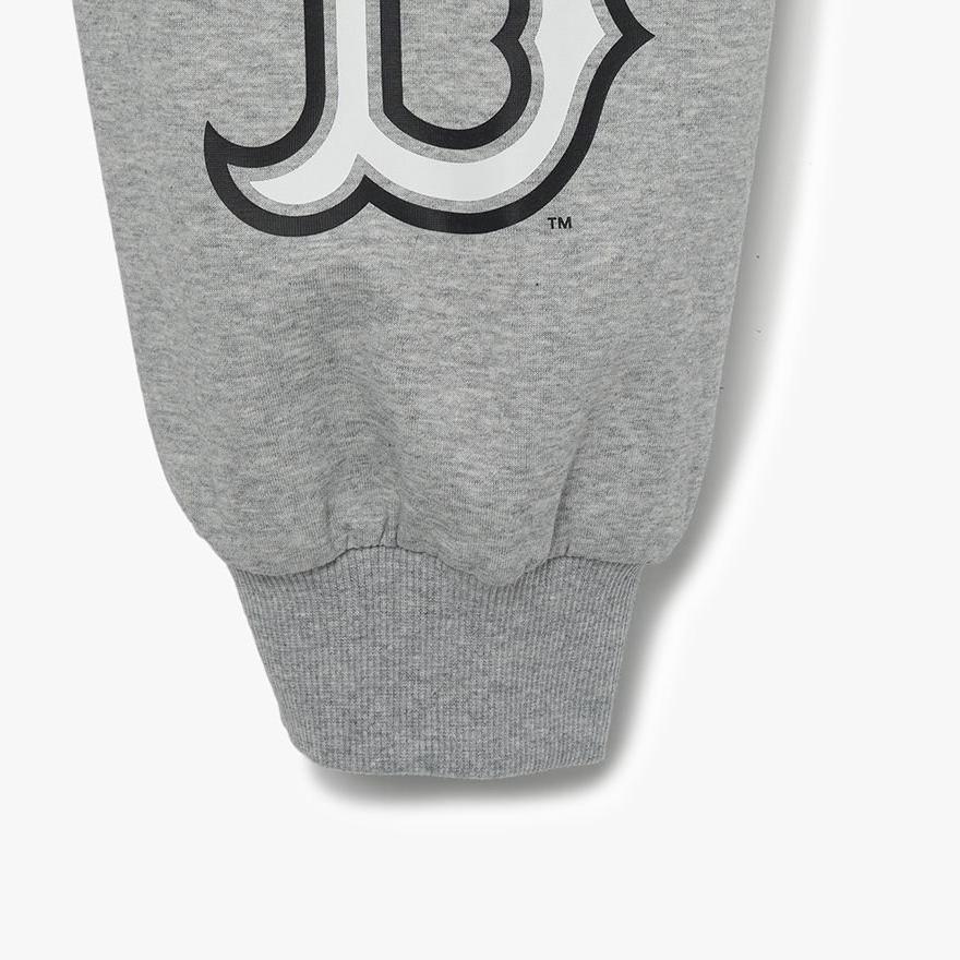 New MLB Boston Red Sox Knitted Sweatpants Unisex Gray 3APTB0331-43MGS