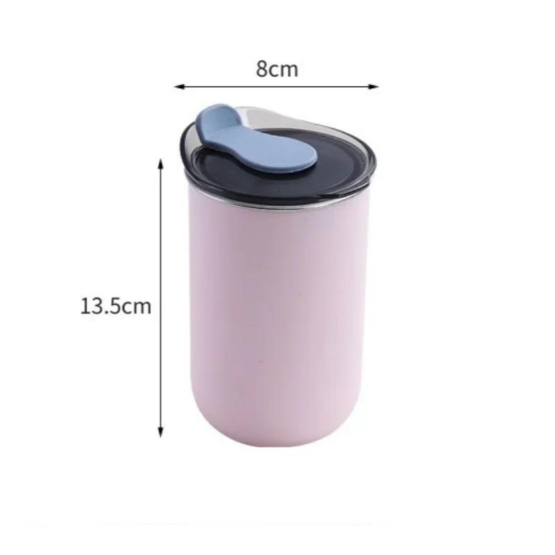 Portable 304Stainless Steel Coffee Cup Sealed Leak Proof Heat-resistant Vacuum Cup School Office Worker Water Cup Drinkware