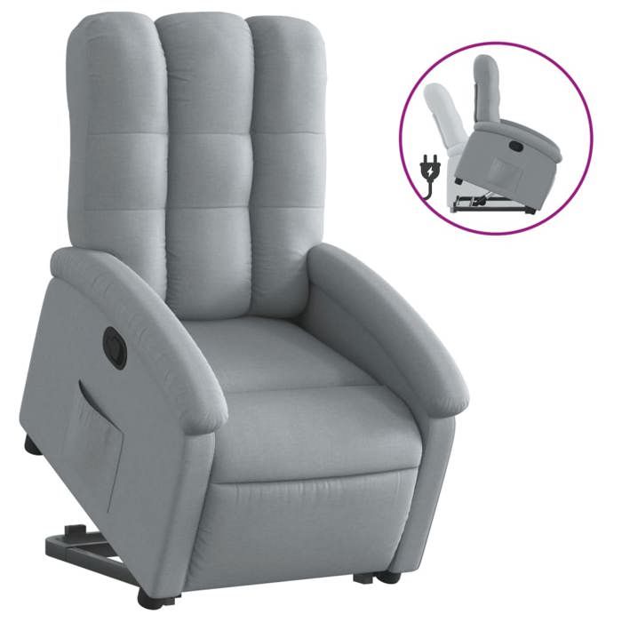 VidaXL Fauteuil Inclinable, Chaise de Relaxation avec Dossier et Repose-pied Réglables, Siège de Salon Salle de Séjour, 3204092