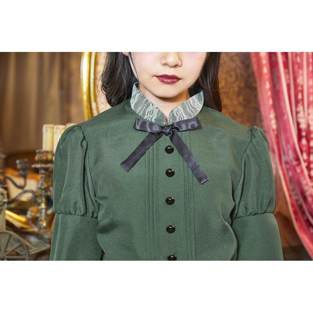 Clearstone COSCHU Cosplay Halloween Western Mansion Maid Kids Junior 150cm Girl Green