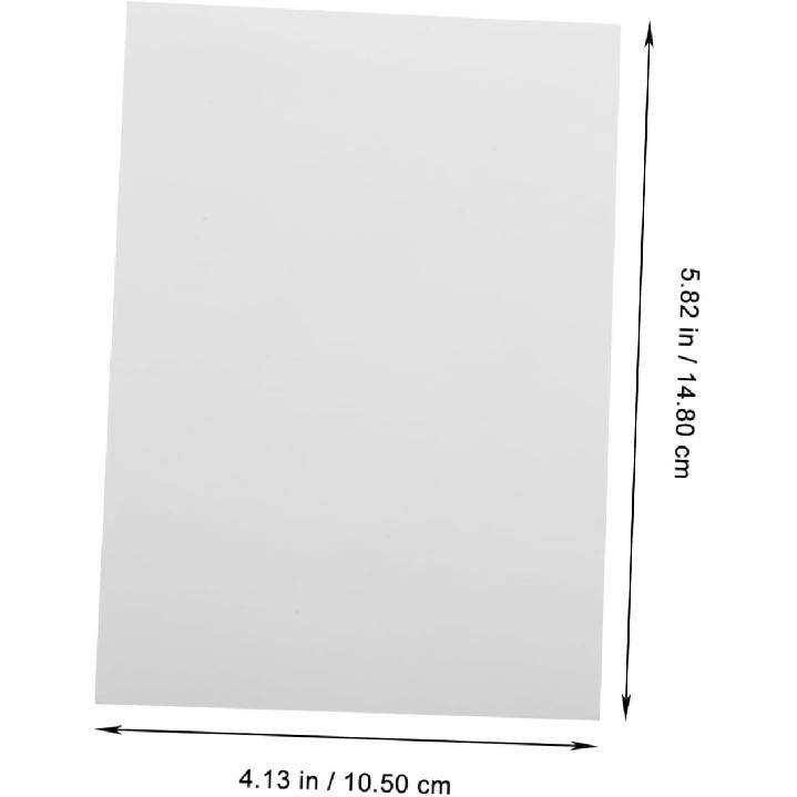 100 Sheets 6 Inch Glossy Photo Paper for Printers - High Glossy Finish Perfect for Crafting and Professional Photo Printing