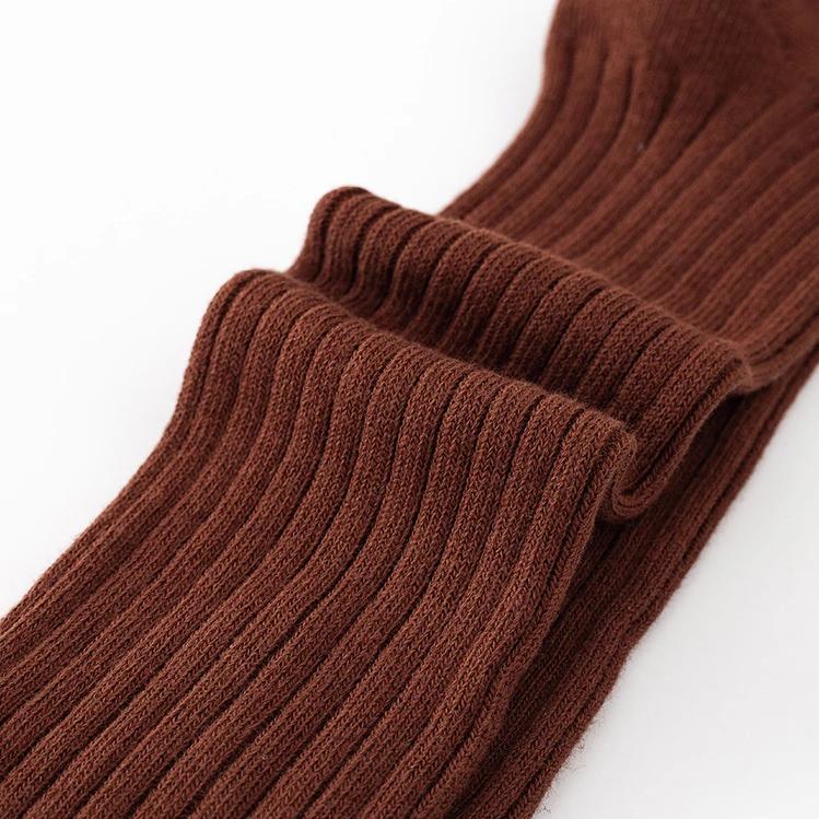 Cute Korean Cartoon Bear Knee High Socks for Toddler Girls Spring and Autumn Cotton Children's Socks