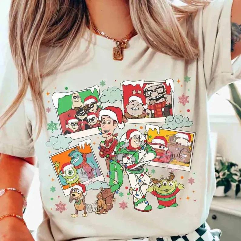 Cute Christmas Photos Cars Snow Toy Story Tshirt Unisex S