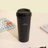 Ceramic-Coated Energy-Saving Insulated Coffee Mug for Men And Women, Portable Water Cup, 550ML, Black