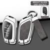 Leather Car Metal Key Case Cover For MG 4 2023 Mg4 Ev MG HS GT ZS EV ZX MG5 MG6 for Roewe RX3 RX5 RX8 ERX5 I6 I5