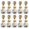 Simplified Installation Process Get Your Plumbing Projects Done Right with This Complete Set of Nickle Plated Fittings (120)