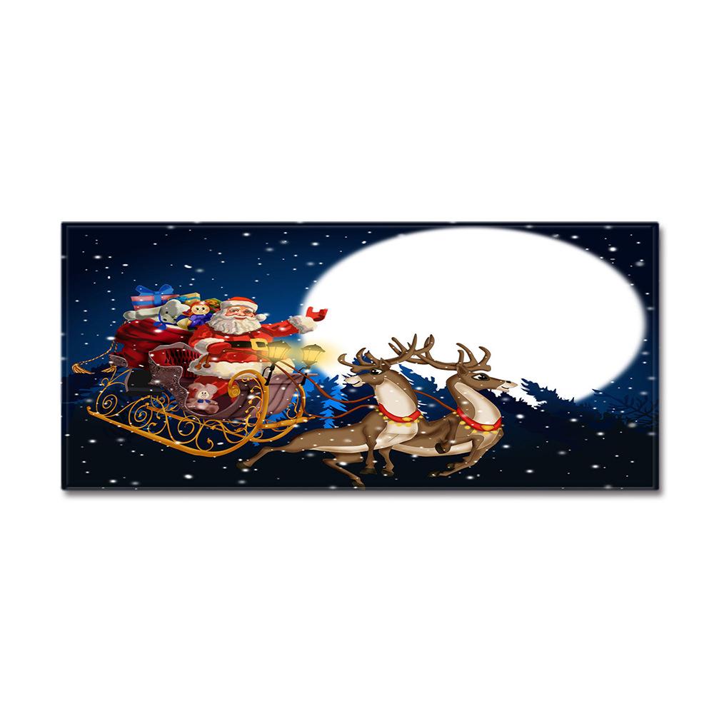 Christmas Kitchen Sand Carpet Doormat Long Floor Mat