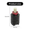 Sturdy Plastic Mixing Cartridge for Kitchen and Bathroom Faucets Ensuring Constants Water Temperature Control Flows