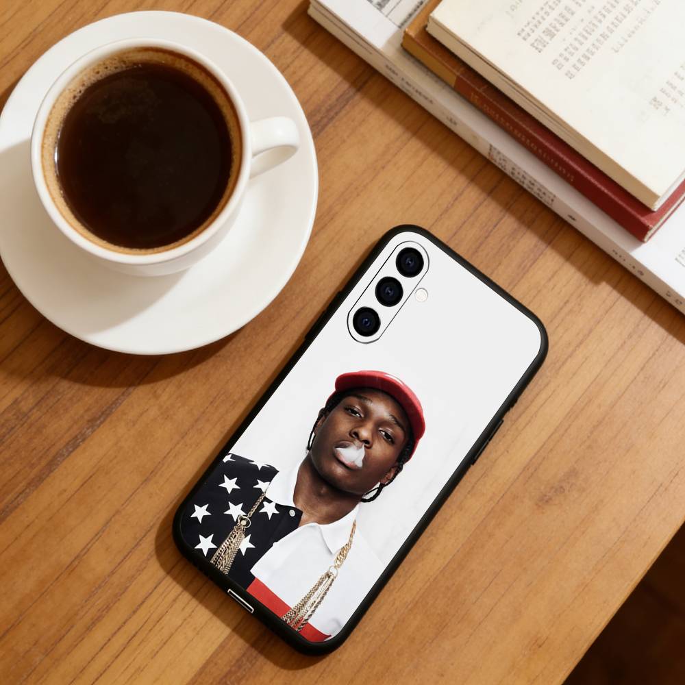 A-ASAP Rocky Rapper Phone Case For Samsung Galaxy A73,A72,A71,A70,A53,A52,A51,Others Soft Black Cover Samsung a72