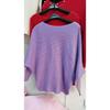 Autumn and Winter Knitted Sweaters, One-line Collar, Bat-sleeved Knitwear, Women's Pullover Bottoming Shirt