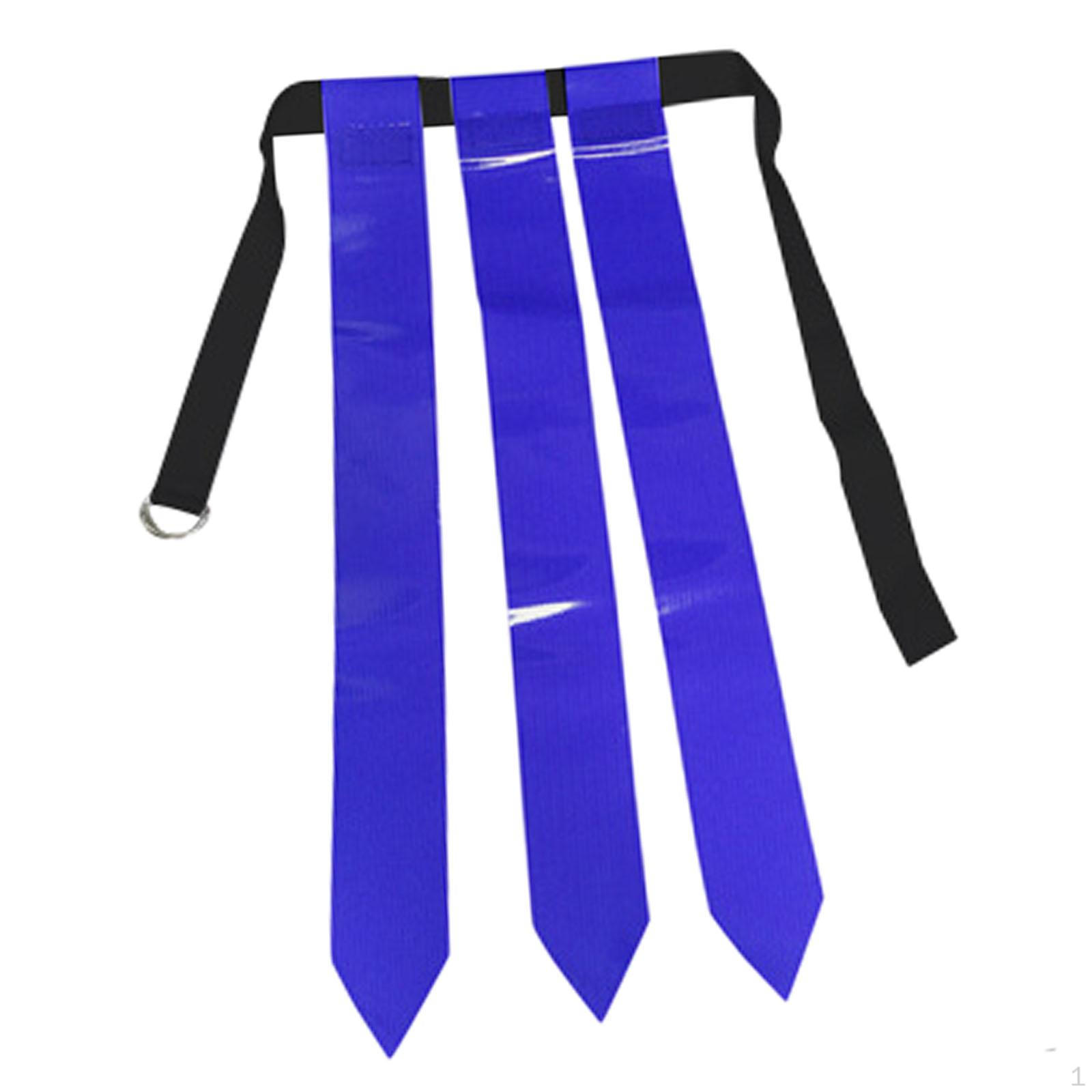 

Футбольный пояс с флагом, американский пояс с 3 флажками для профессионального регби синий