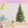 Christmas Deer Window Wall Sticker With Pvc Material For Living Room And Bedroom Decor