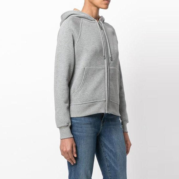 (WMNS) Burberry Zipper Hooded Casual Jacket 'Gray' Women's 40561701