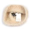 Universal chemistry Fur Structure Beige Bucket Hat