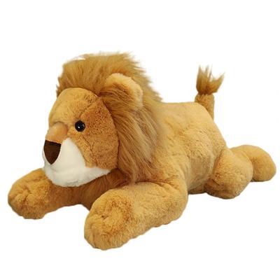 Stylish Lion Plush Doll Adorable Simulation Lion Doll Fully Filled Ornament Stuffed Animal Simulation Lion Doll Ornament