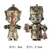 Original Design 2026 New Popular Metal Moss Mountain Taoist Priest And Zombie Figurine Desktop Ornament