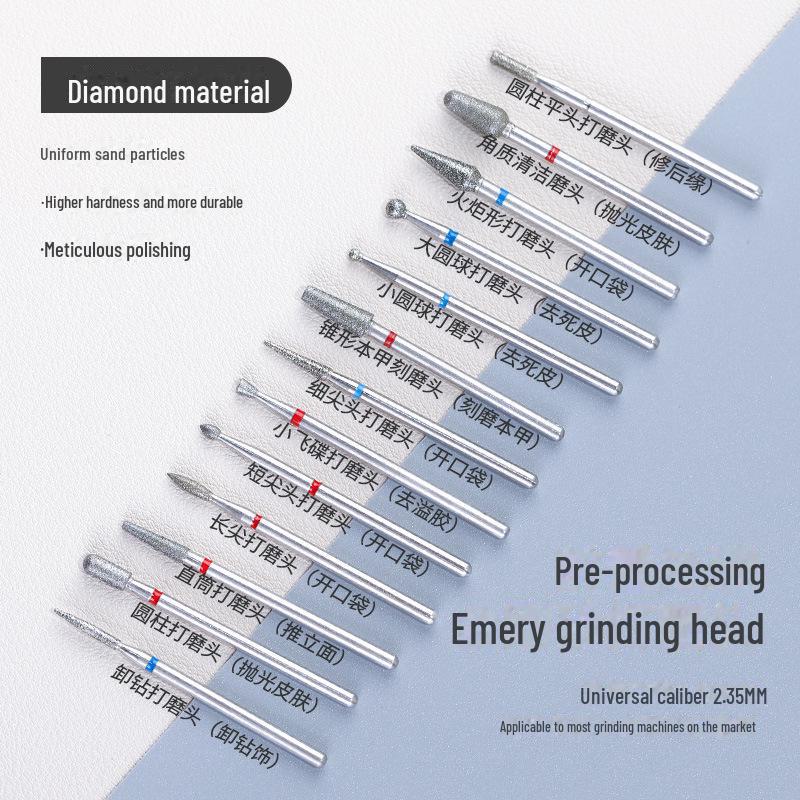 Russian Style Manicure Grinding Tool Set for Dead Skin Removal