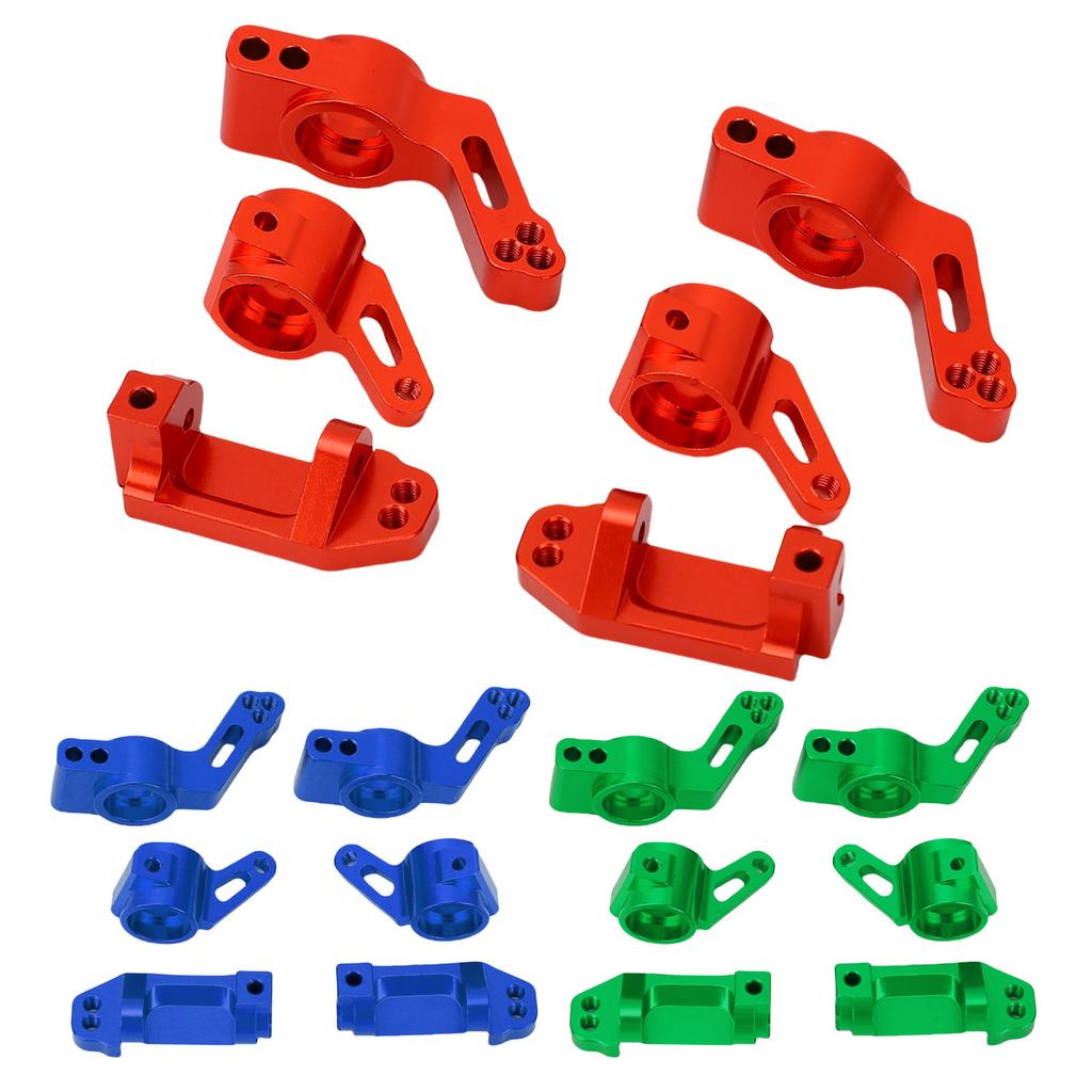 RC Car Front Steering Cup Front C Seat Rear Axle Seat Kit Fit for Traxxas Slash 2WD Aluminum Alloy R