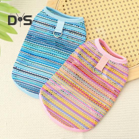 Dog Shirts Summer Sleeveless Pet Vest Breathable Hollow Cooling Clothes Pet Outfit for Small Dogs And Cats
