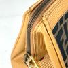 FENDI vintage Zucca logo Box-shaped bag Hand Bag Canvas/Leather Brown