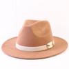Popular European and American Classic Simple Flat-brimmed Top Hat Men's and Women's Fashionable and Elegant Versatile Jazz Hat Top Hat