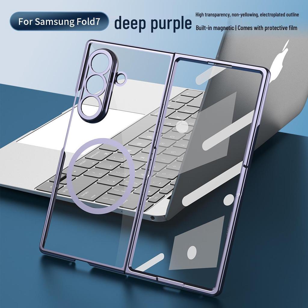 Samsung Z Fold7 Hülle: Hochtransparente, Anti-Drop, Magnetisch integrierte Schutzhülle