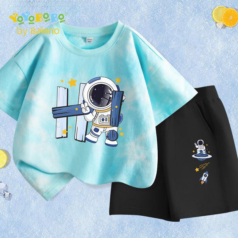 Baleno YBB Boys  Tie-Dye Short Sleeve T-Shirt & Shorts Summer Set 140