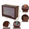 1000 2000 3000 5000 10000 Euro Money Box Wooden Piggy Bank Money Vault Savings Box Challenge Cash Storage Case