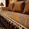 Bottom Anti Slip Sofa Pads Retro Pattern Homestay Living Room Sofa Protection Cushions Daily Dust Cover for Home Use 10 Styles