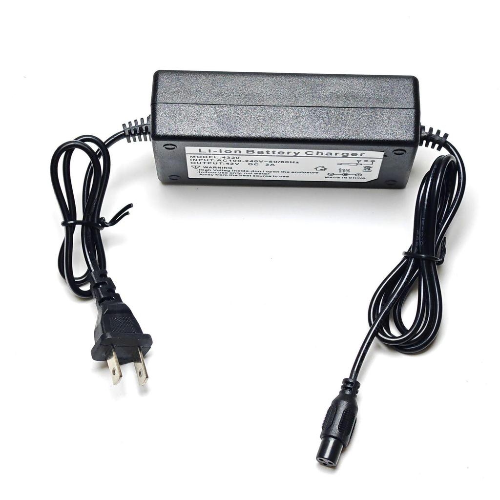 42V 2A Smart Fast Charger for Two-Wheel Electric Scooters with 36V Lithium Batteries