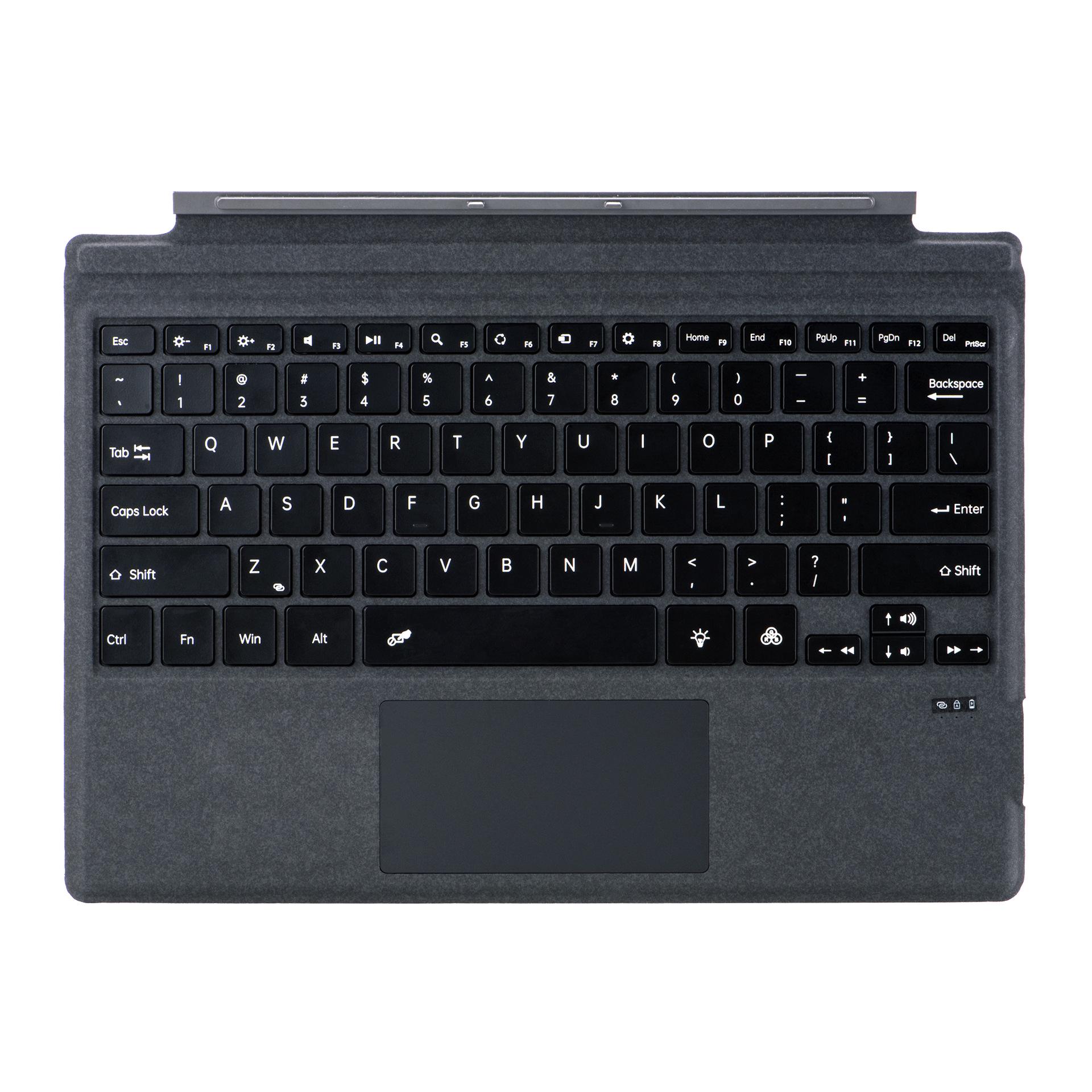 Backlit Magnetic Wireless Keyboard Case for Microsoft Surface Pro 3-7 Backlit Bluetooth Keyboard