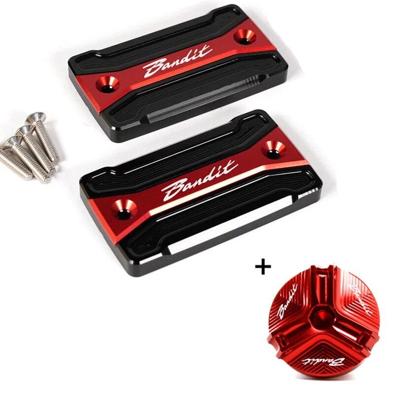For SUZUKI BANDIT 650 GSF S650 Bandit 1250 S 1200/1200S Accessories Motorcycle Brake Fluid Reservoir Cover Engine Oil Filler Cap