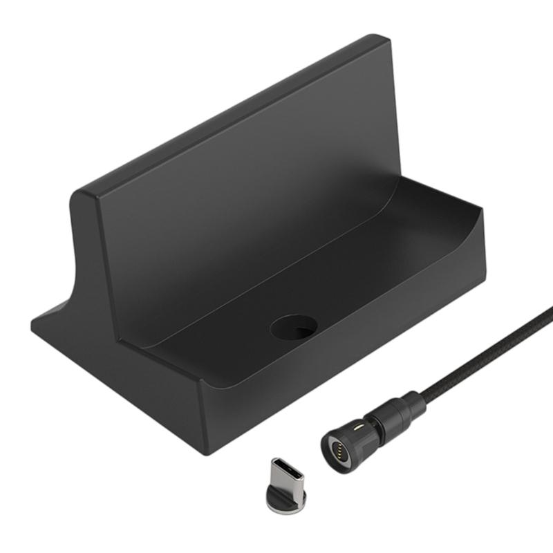 

Magnetic Charging Stand For R36S Gaming Console With Type C Port And ABS Material Perfect For Desktop And Bedroom Use 1