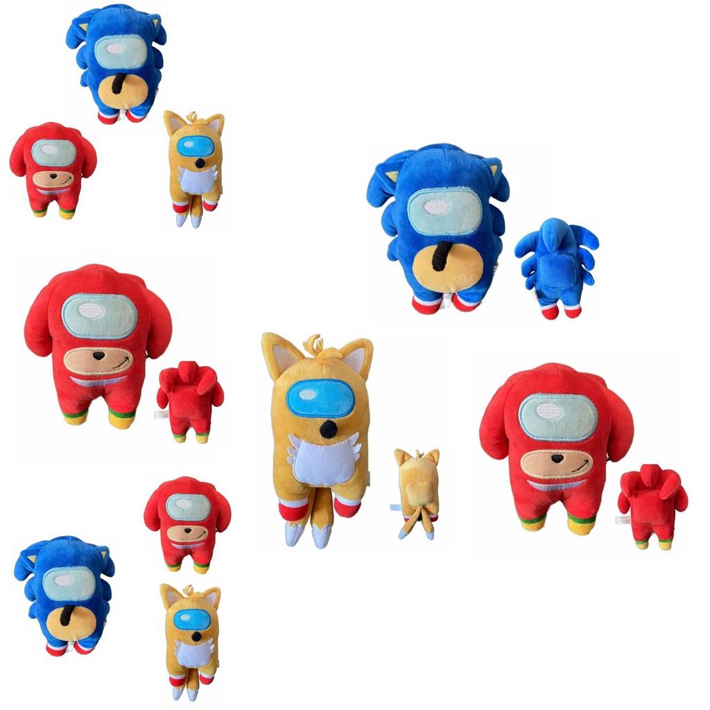 Cute Sonic And Among Us Kawaii Plush Doll For Boys And Girls Perfect Christmas And Birthday Gift