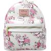Kids Cartoon Villain Mini Backpack Floral Print Cute Small Rucksack Student School Bag