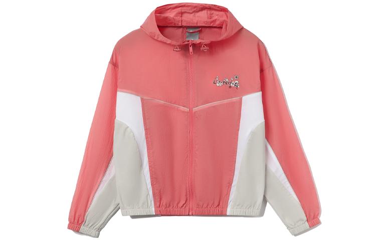 Li Ning Sports Fashion Collection Jacket Women s Rose Red AFDR324-4 S